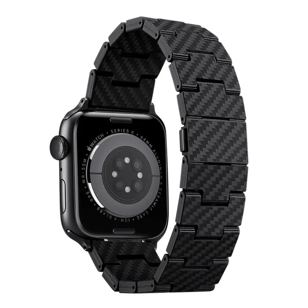 Pitaka Retro Aramid Carbon Fiber Watch Band For Apple Watch | 40mm-41mm-42mm-44mm-45mm-49mm - Image 2