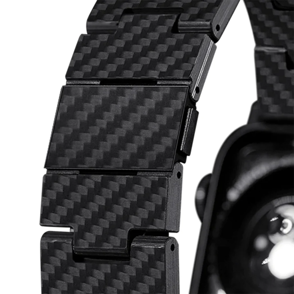 Pitaka Retro Aramid Carbon Fiber Watch Band For Apple Watch | 40mm-41mm-42mm-44mm-45mm-49mm - Image 4