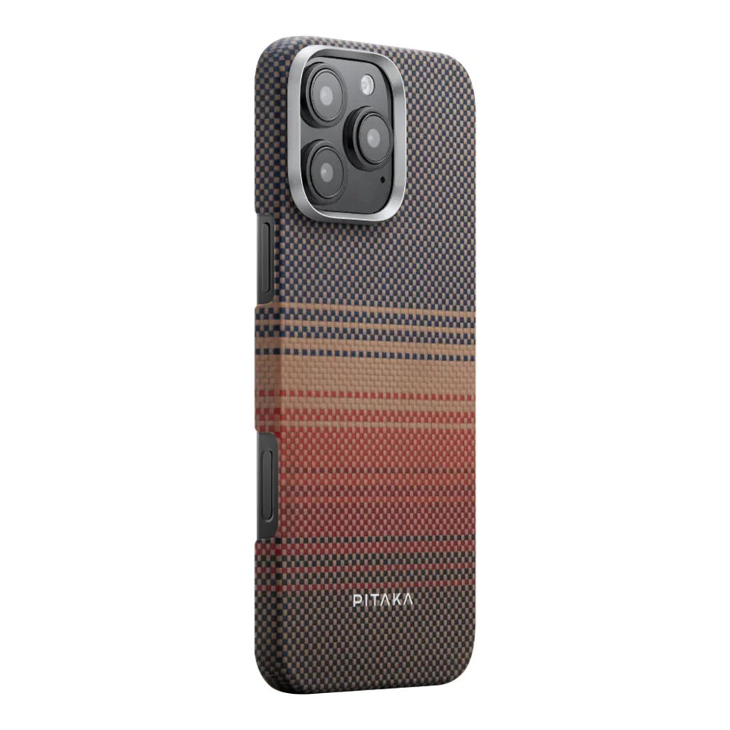 Pitaka Sunset Moonrise Tactile Woven Case for iPhone 16 Pro Max – Ultra-Thin, Lightweight Aramid Fiber Protection - Image 2