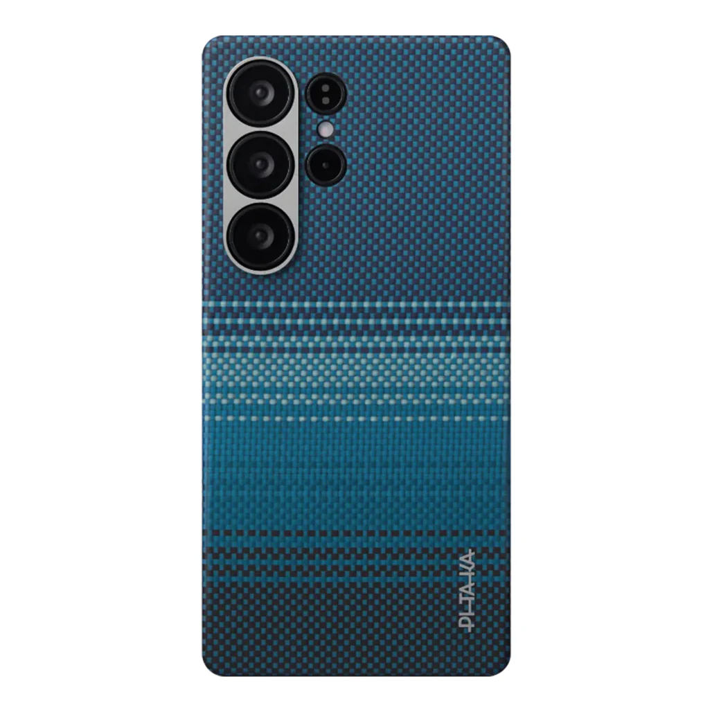 Pitaka Sunset Moonrise Tactile Woven Case for Samsung Galaxy S25 Ultra | Fusion Weaving, Ultra-Slim Design, Magnetic Protection - Image 7