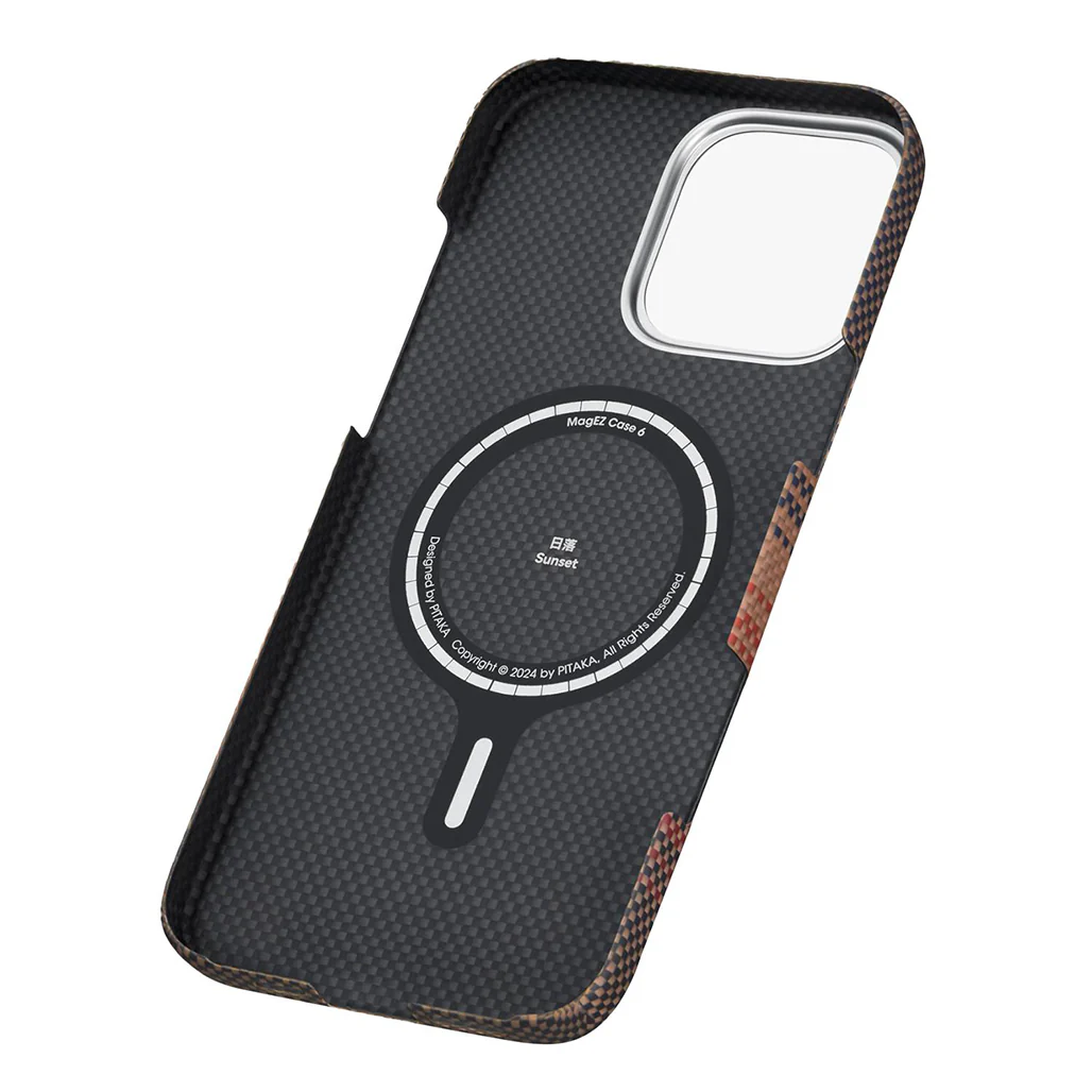 Pitaka Sunset Moonrise Tactile Woven Case for iPhone 16 Pro – Ultra-Thin, Lightweight Aramid Fiber Protection - Image 7