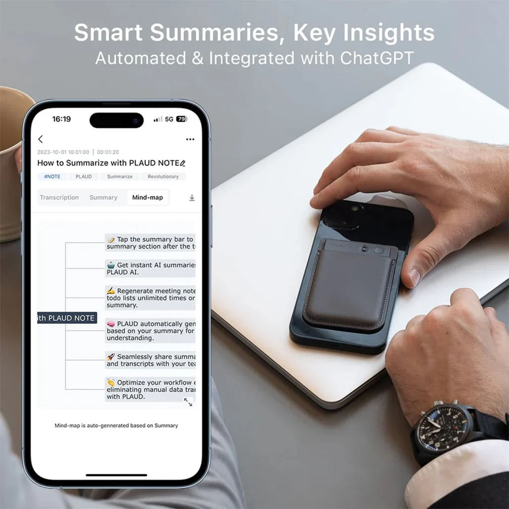 PLAUD NOTE: Revolutionary AI Voice Recorder with Dual Mode Precision and Effortless Transcription - Image 9