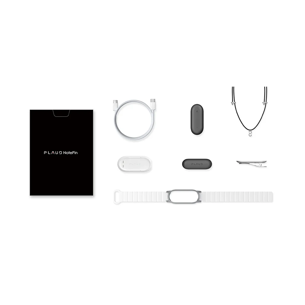 PLAUD NotePin AI Voice Recorder – Smart Wearable Audio Capture with 64GB Storage, AI Transcriptions & Multi-Way Wearability - Image 18