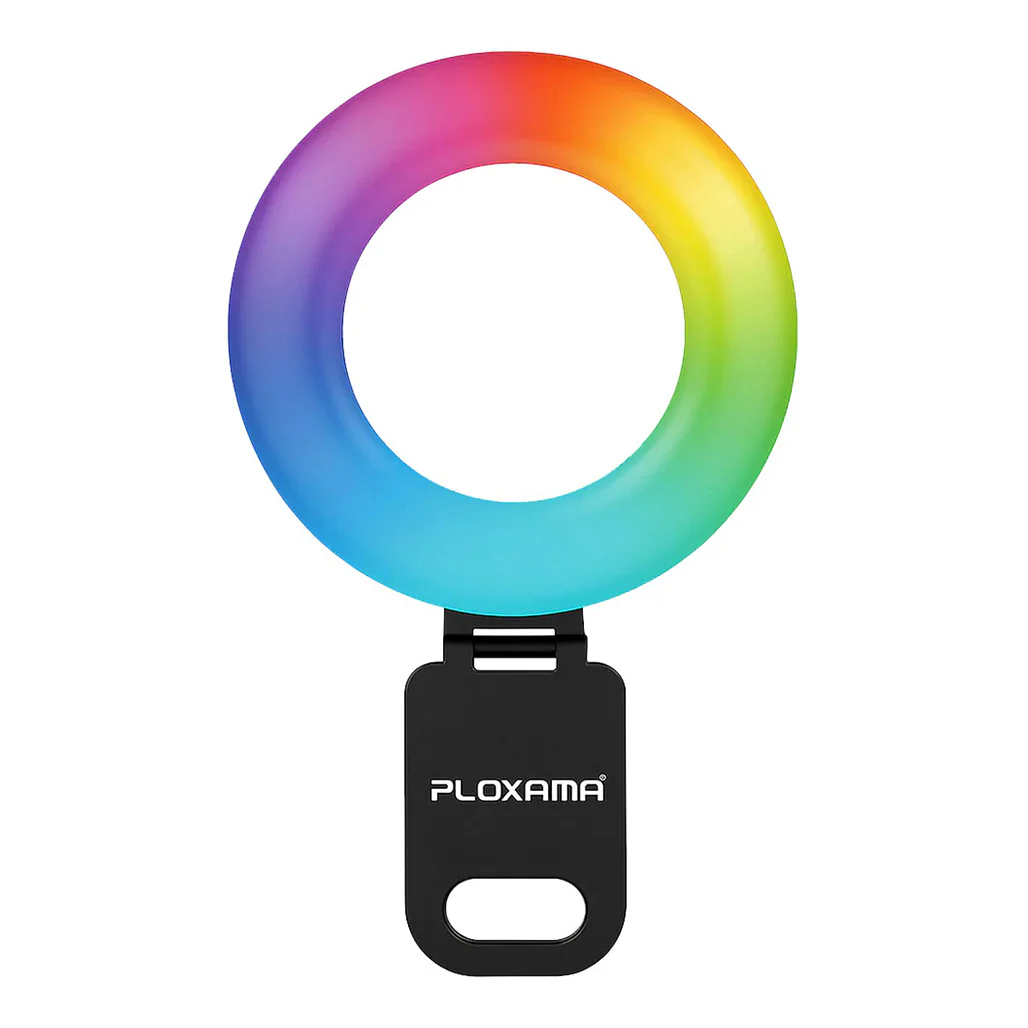 Plokama U20 PRO RGB Phone Clip LED Selfie Ring Light