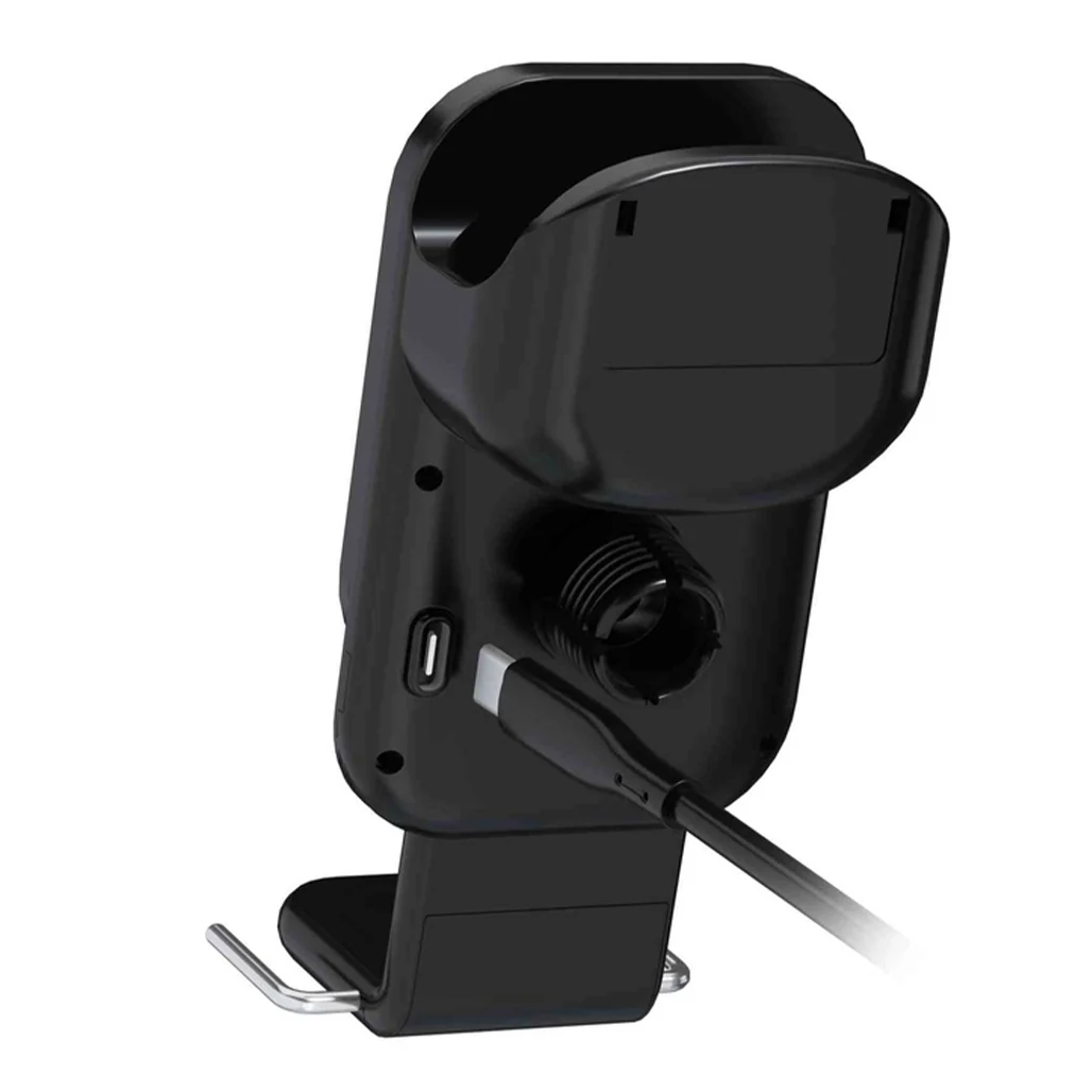 Porodo 3-in-1 MagSafe Car Mount with 15W Wireless Fast Charging for Smartphones, AirPods, and Smartwatches | PD-3IN1CMT-BK - Image 2