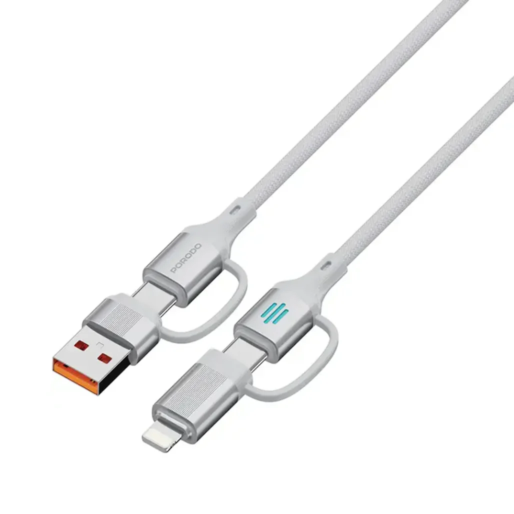 Porodo 4-In-1 High-Speed Charging Cable PD 240W - Image 2