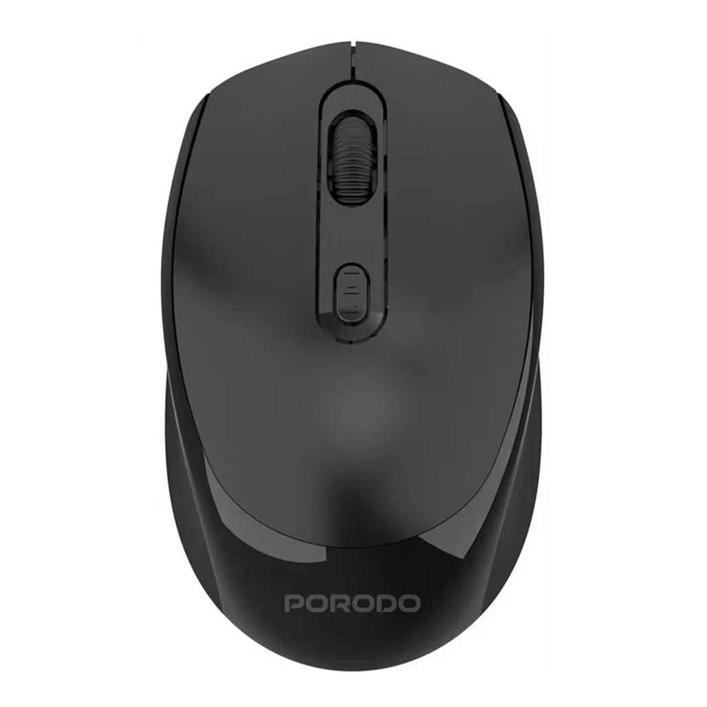 Porodo Dual Mode Wireless Mouse – Black