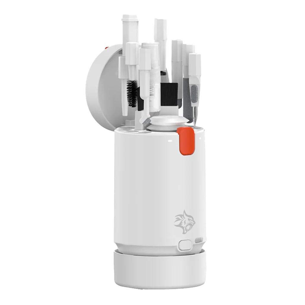 Porodo Gaming 21-in-1 Cleaning Kit with Handheld Vacuum Function – White