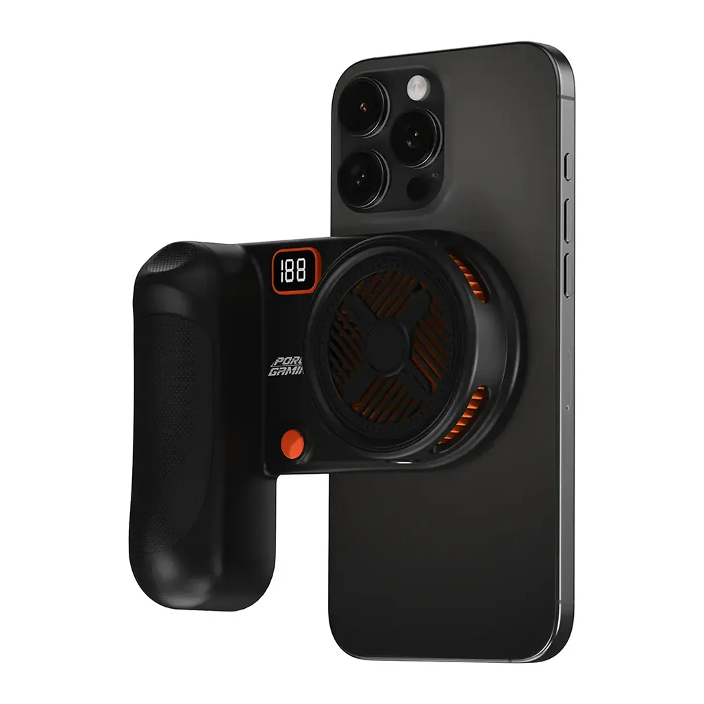 Porodo Gaming Arcticchill Magnetic Phone Cooler With Ultra-Quiet Fan - Image 2