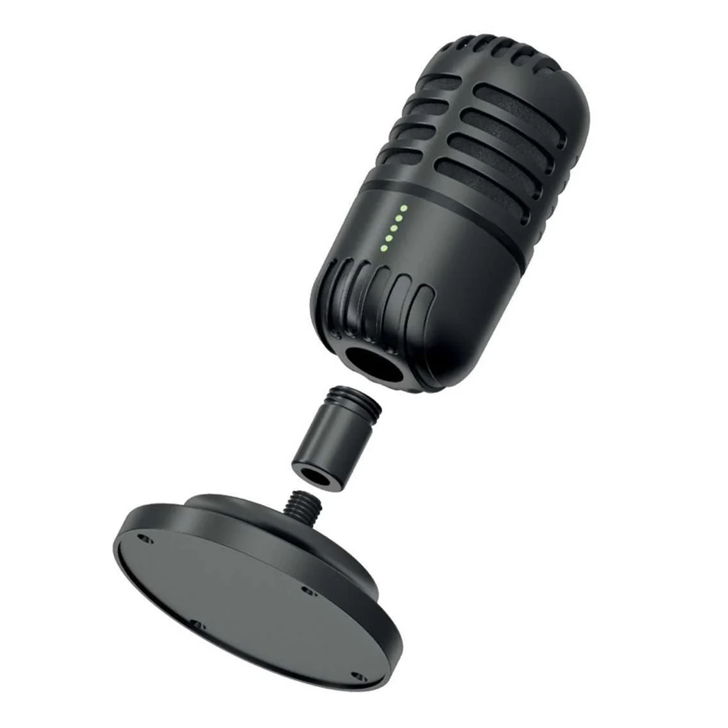 Porodo Gaming Basic Cardioid Microphone with Fixed Stand – Black - Image 2