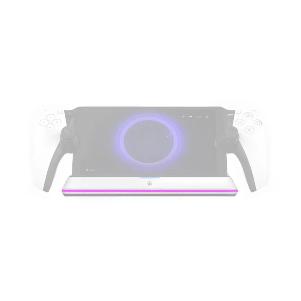 Porodo Gaming PlayStation Portal Charging Dock – Anti-Slip Base, Built-in Safeguard, RGB Lighting, ABS Material - Image 4