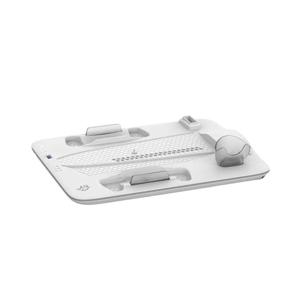 Porodo Gaming PS5 Slim Stand With Magnetic Charger - White - Image 2