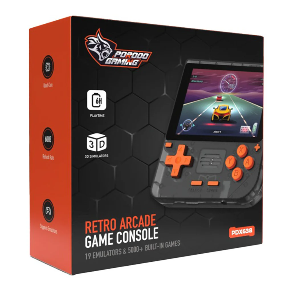 Porodo Gaming Retro Arcade Console - Portable Gaming with 5000+ Built-In Games - Image 5