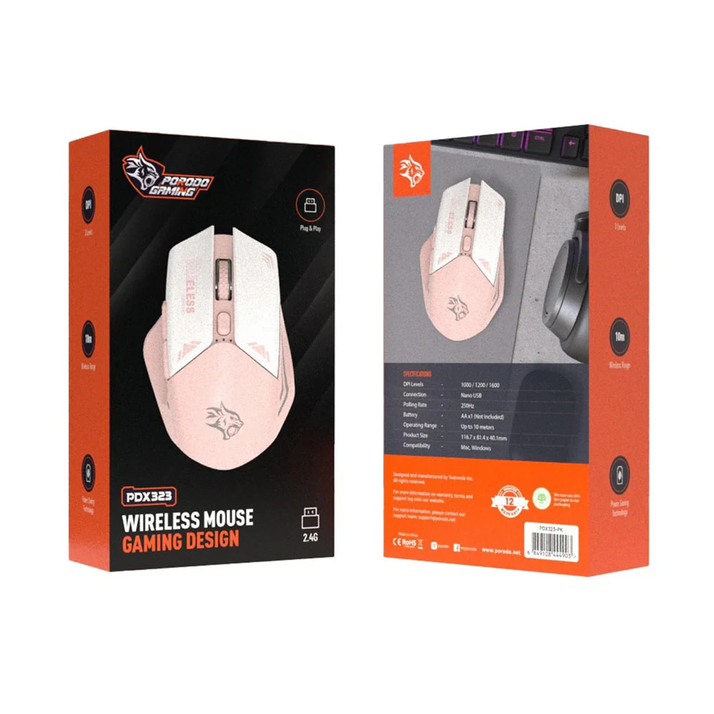 Porodo Gaming Wireless Mouse - Image 12