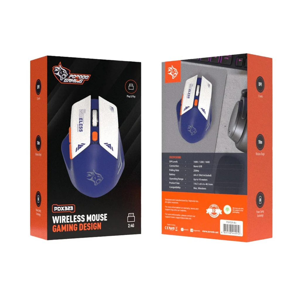 Porodo Gaming Wireless Mouse - Image 16