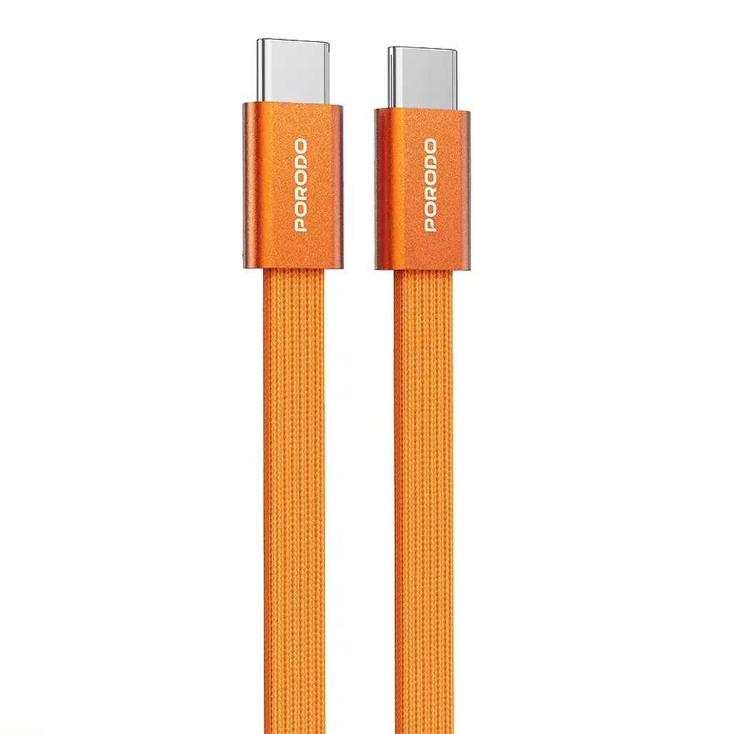 Porodo High-Speed USB-C Braided Cable Charging & Data Transfer