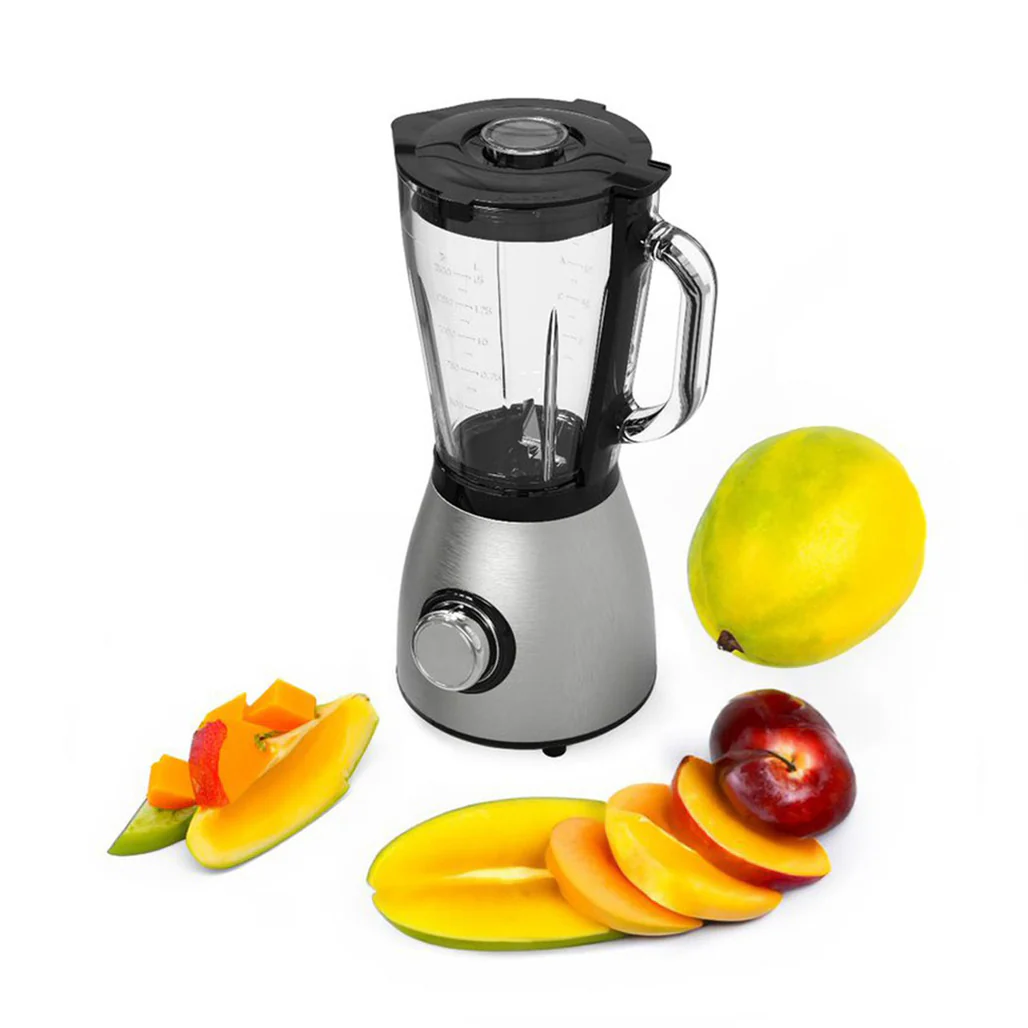 Porodo LifeStyle 800W 1.5L Stainless Steel Blender with Grinder Attachment and BS Plug - Image 3