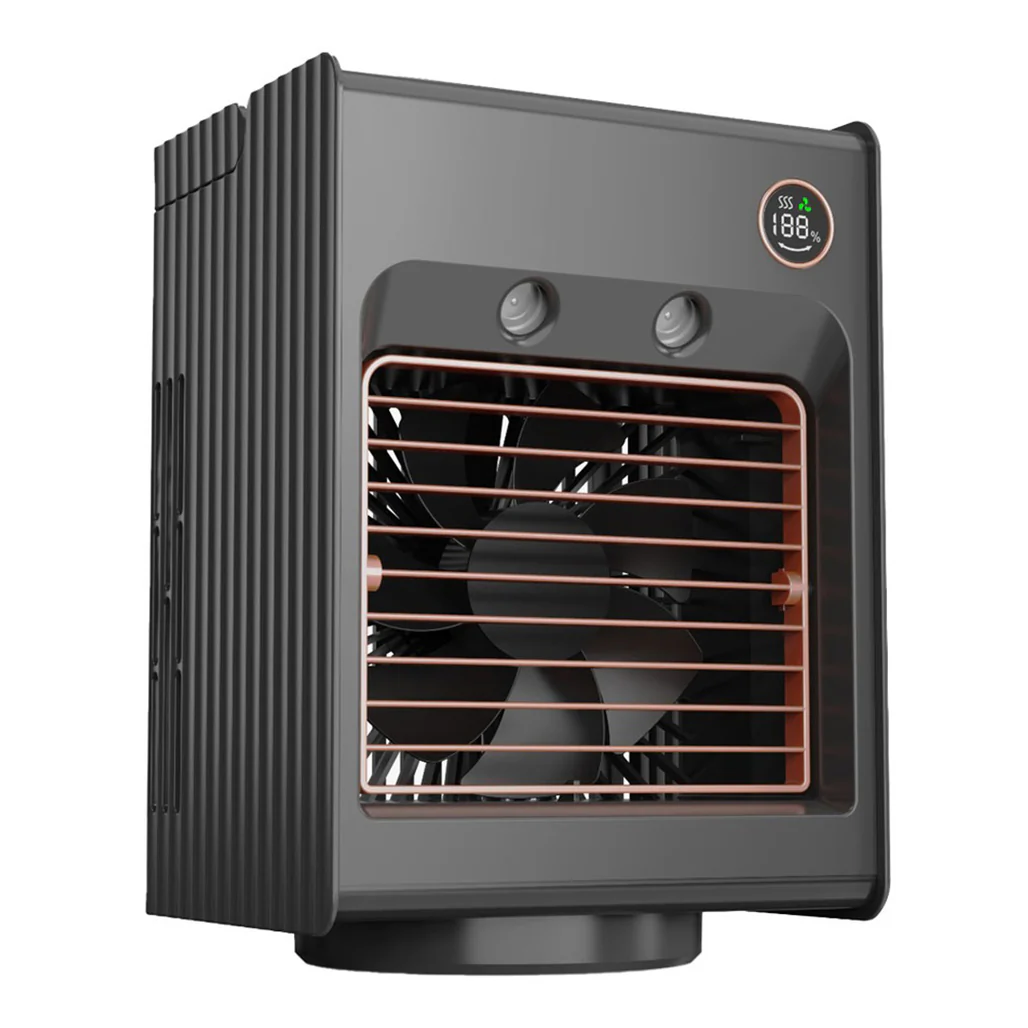 Porodo Lifestyle Air & Mist Portable Cooling Fan with Night Light, 4000mAh Battery, Type-C Charging, Dual Mist Outlet - Image 6