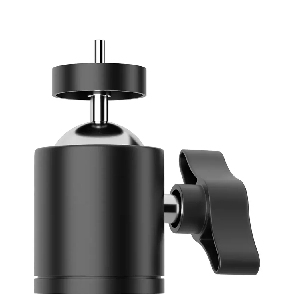 Porodo Lifestyle Handheld Ring Grip Camera & phone vlogging light with Desktop support & Phone clamp - Black - Image 5