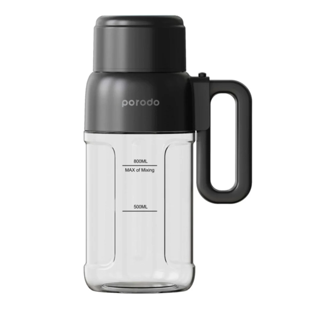 Porodo LifeStyle Jumbo Portable Juicer Blender with Straw 800mL 120W