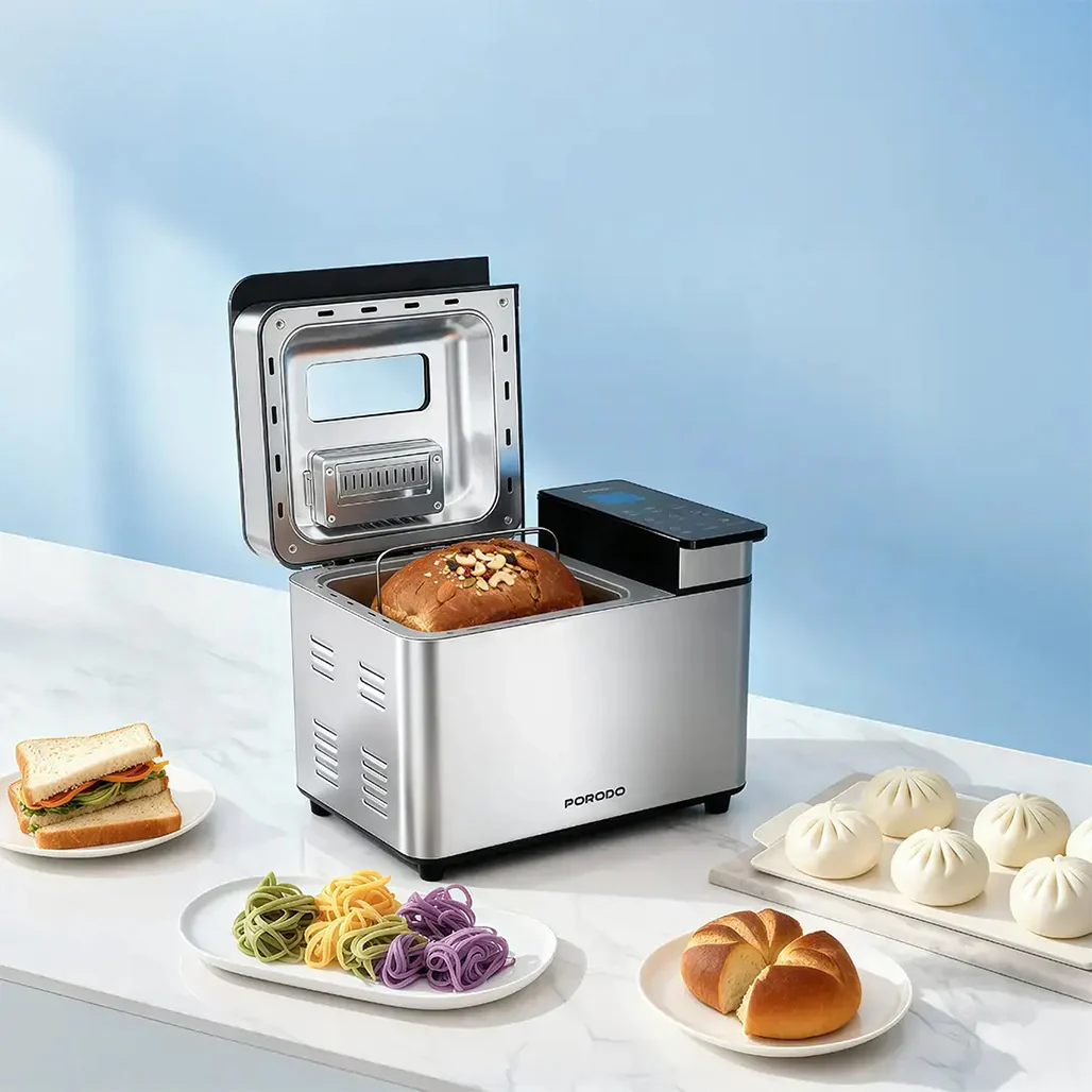 Porodo Lifestyle Khabaz Stainless Steel Automatic Bread Maker - Image 3