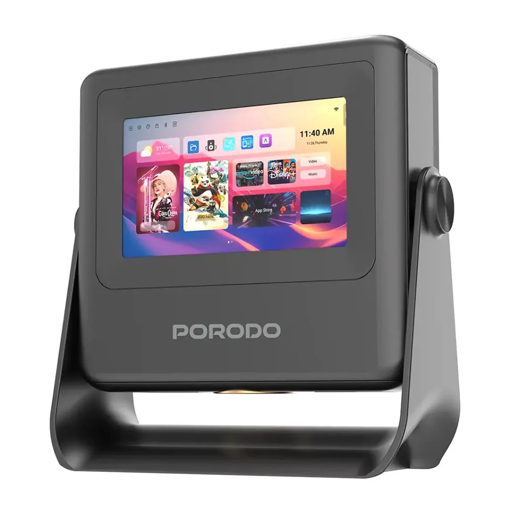 Porodo LifeStyle Optivis Smart HD Projector - Black - Image 2