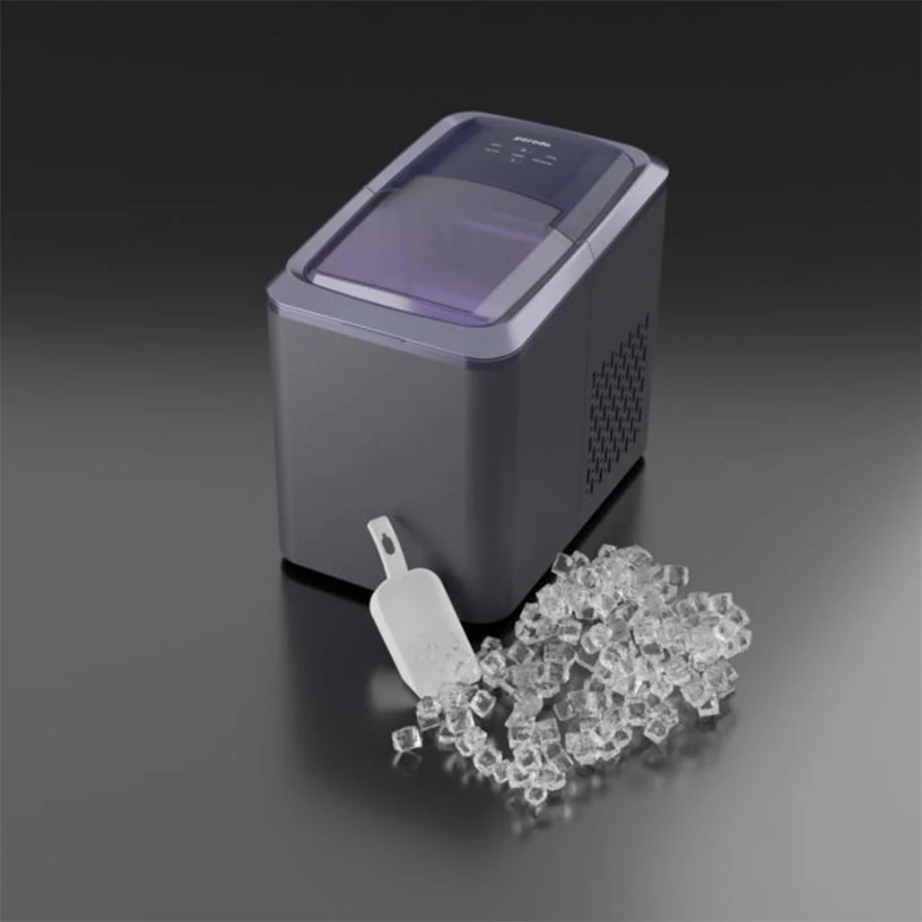 Porodo Lifestyle Portable Outdoor Ice Cube Machine 2.2L 12kg - PD-LSICMV2-BK - Image 4