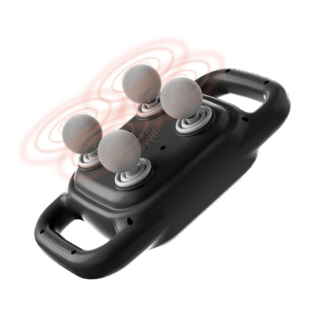 Porodo Lifestyle Quad Comfort Massager – Ultimate Full-Body Relaxation in Sleek Black - Image 3