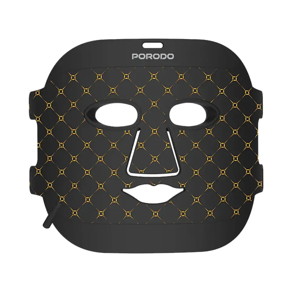 Porodo Lifestyle Red Light Therapy Face Mask – Black