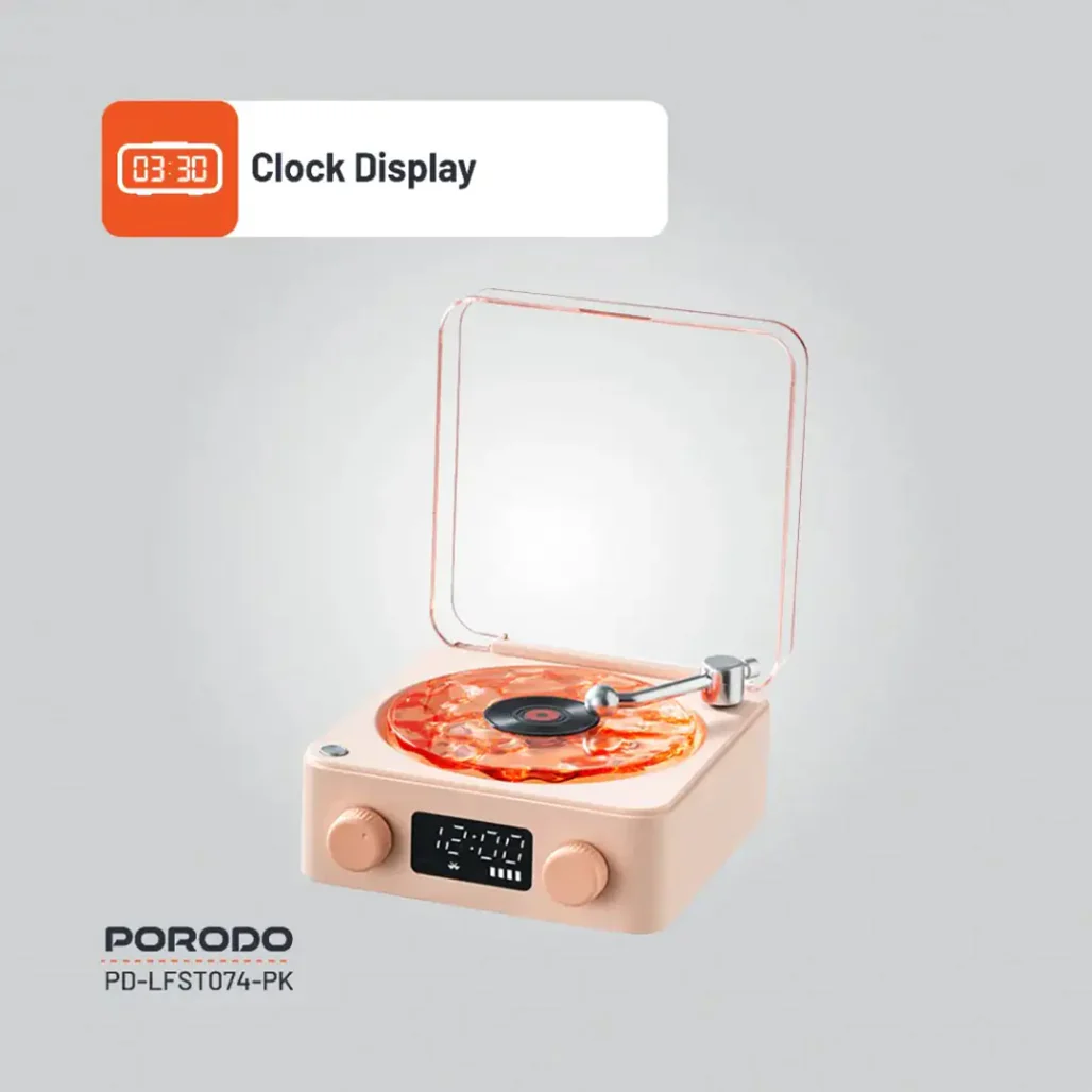 Porodo Lifestyle White Noise Portable Speaker with Soothing Sounds and Bluetooth Connectivity - Image 4