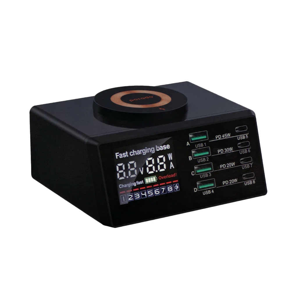 Porodo Magsafe 15W & Multi-Port Charging Hub PD45W