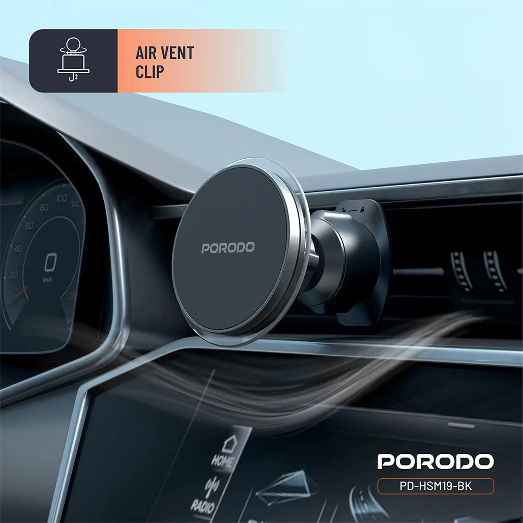 Porodo MagSafe Magnetic Air Vent and Dash Mount - Image 10