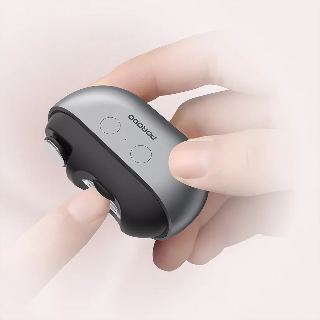 Porodo Multi-Function Electric Nail Clipper – Dual-Speed Trimming & Polishing - Image 2