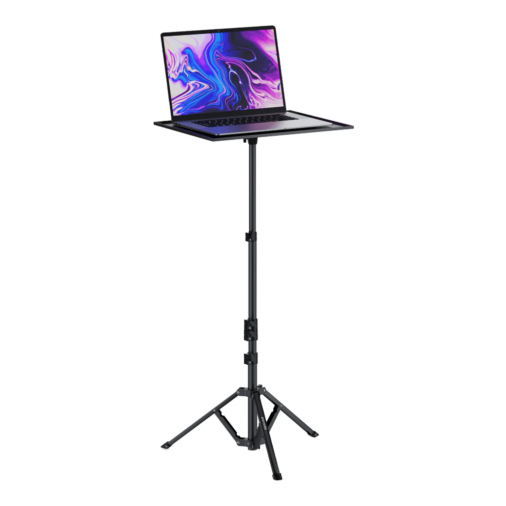 Porodo Multi-Function Stand for Projector & Laptop – Adjustable Height, Durable Aluminum Alloy - Image 2