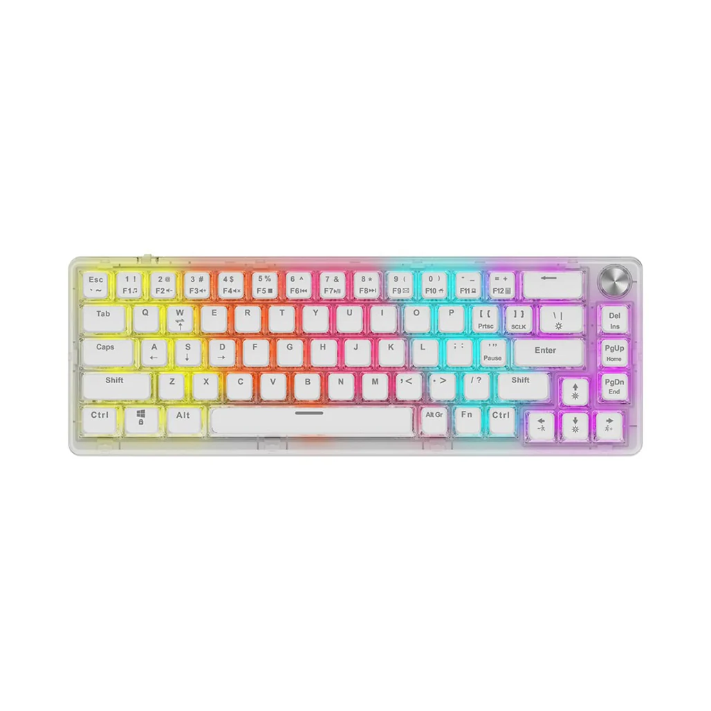 Porodo PDX223 - Gaming Pudding Keycaps Mechanical Keyboard