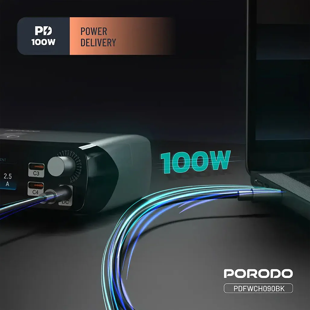 Porodo PowerGate Smart Charging Station 252W - Image 7