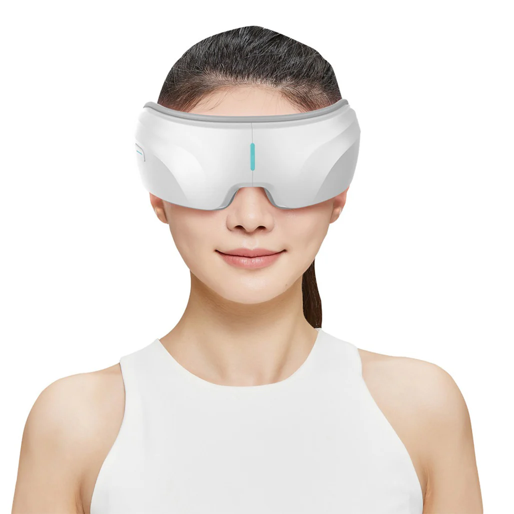 Porodo Rechargeable Eye Massager With Heat & Bluetooth Music | PD-IMS5MD-WH - Image 7