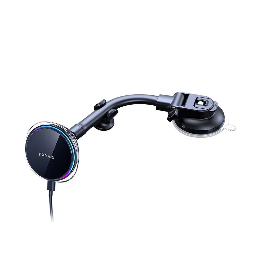 Porodo Semiconductor Cooling MagSafe Charging Mount - Black | Fast Charging & Effective Heat Dissipation