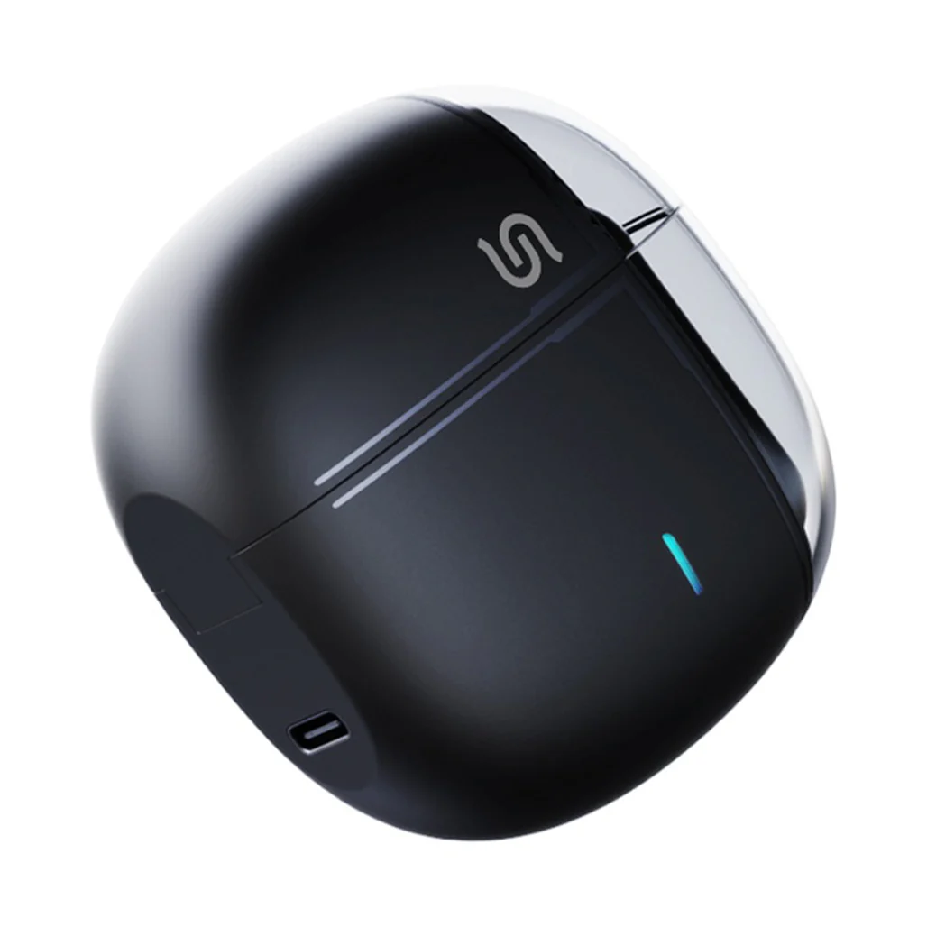 Porodo Soundtec Lune - Air Conduction TWS Earbuds with Semi Transparent Case - Black - Image 4
