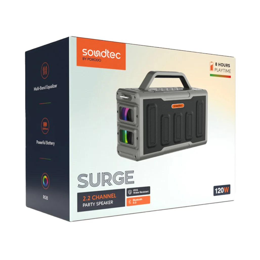 Porodo Soundtec Surge - 2.2 Channel Party Speaker - Image 3
