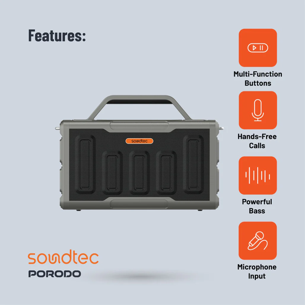 Porodo Soundtec Surge - 2.2 Channel Party Speaker - Image 6