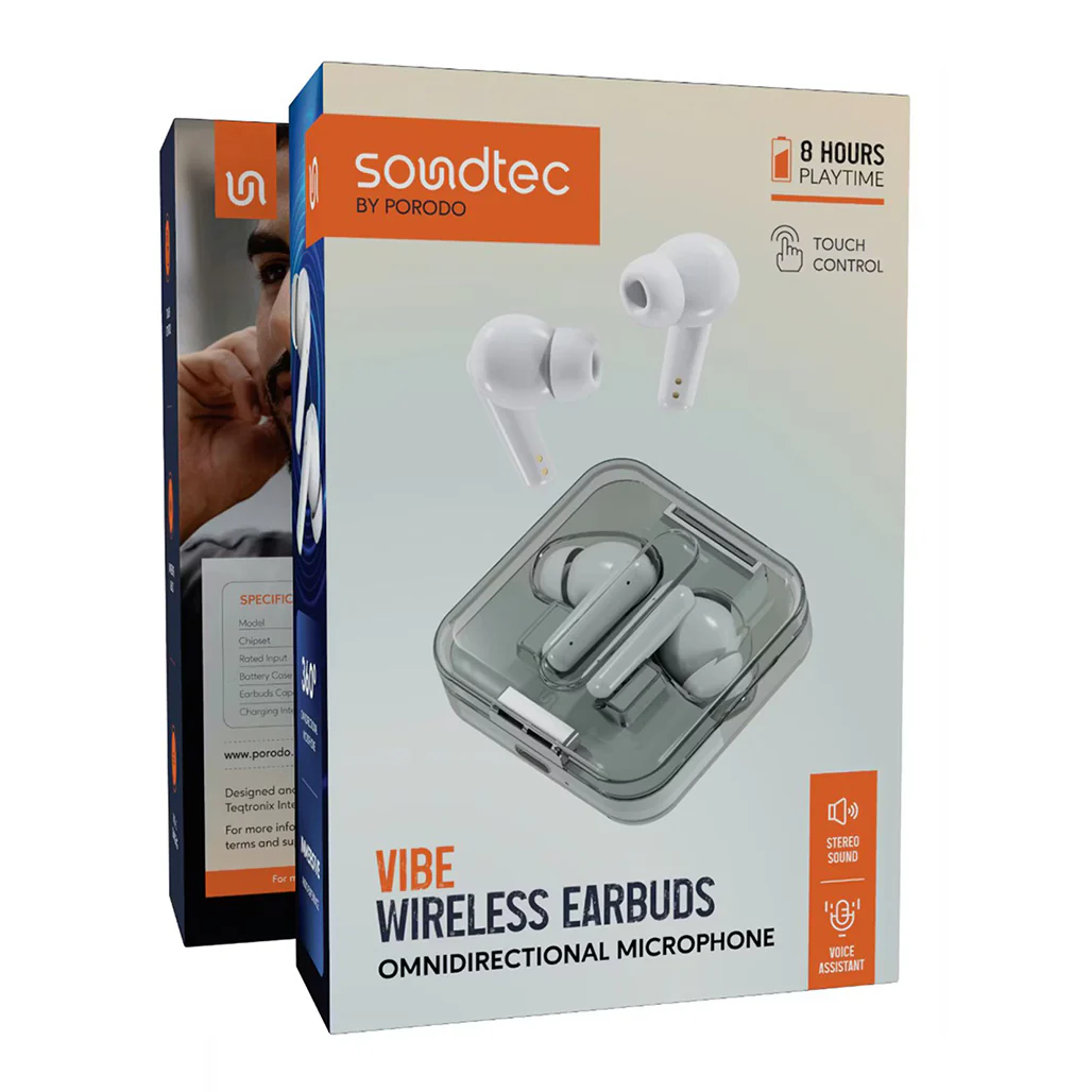 Porodo Soundtec Vibe Wireless Earbuds - Image 6