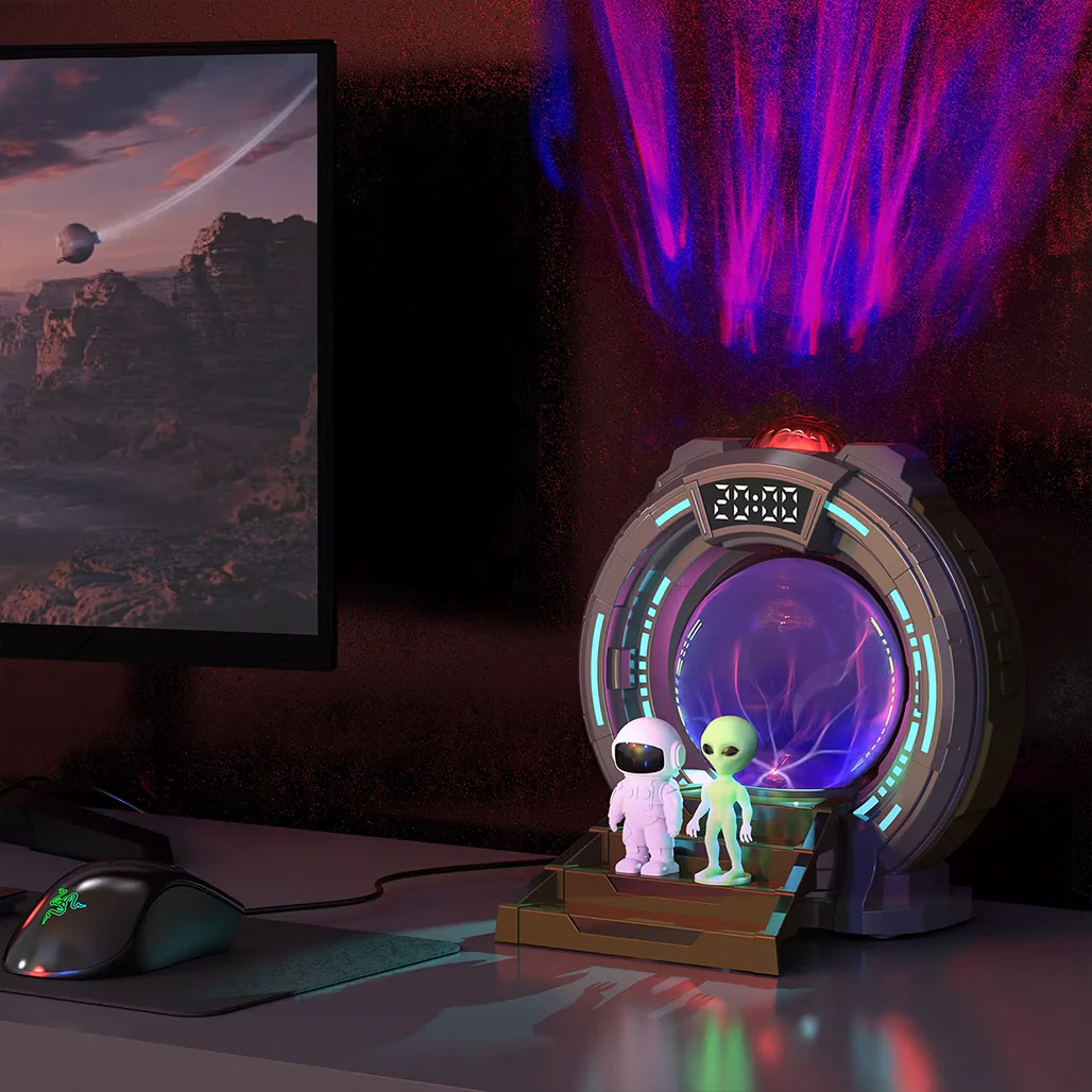 Porodo Stargate Lamp with Alien Projection - Bluetooth Speaker - Image 6