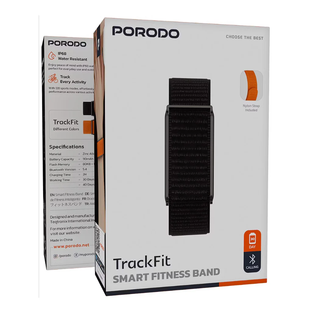 Porodo TrackFit Smart Fitness Band - Image 3