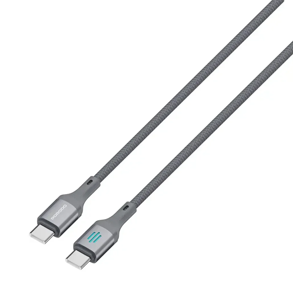Porodo USB-C to USB-C Charging & Data Cable PD 240W - Image 2