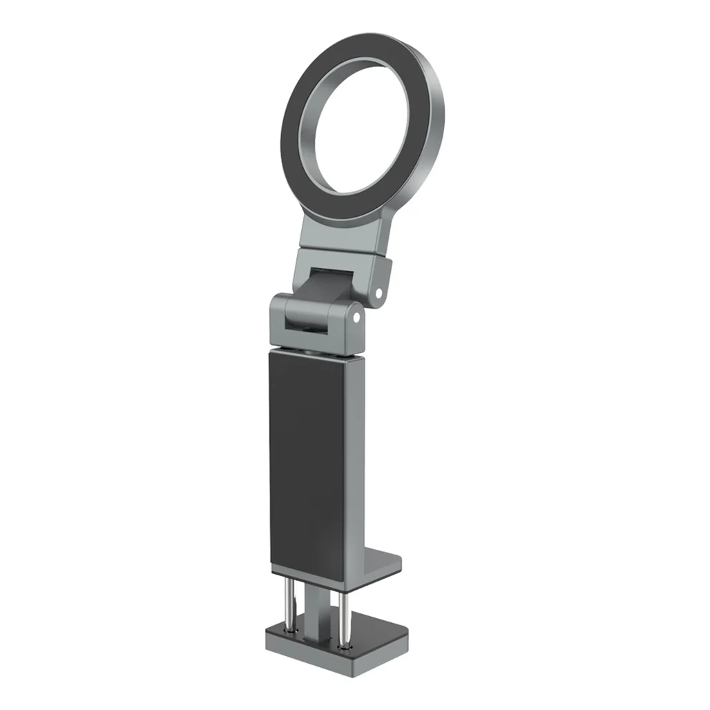 Porodo Zinc Alloy MagSafe Phone Mount - 360° Adjustable, Strong Magnetic Force - Black