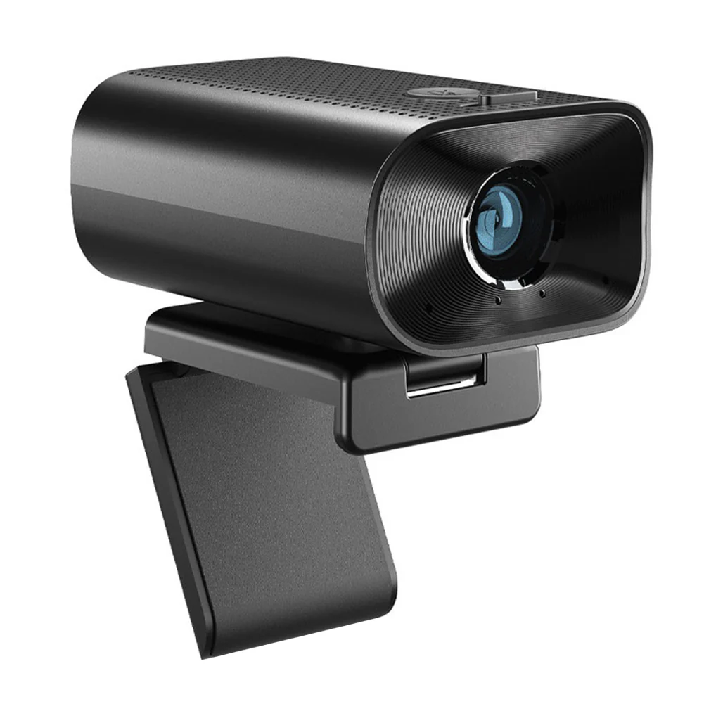 Powerology 1080P FHD Conference Webcam with Tripod, Dual MIC, and AI Noise Reduction - Image 2