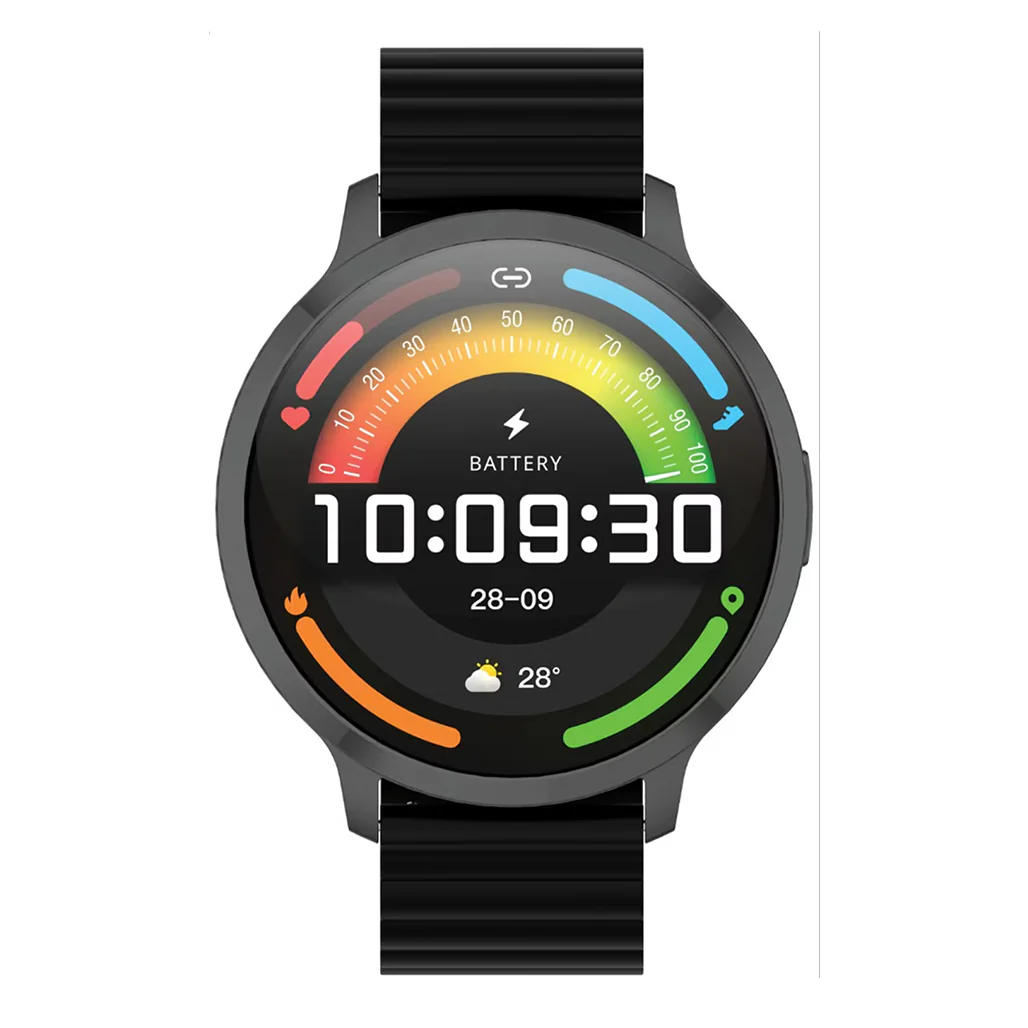 Powerology Aura Smart Watch – Black - PSWASW1801HBK - Image 2