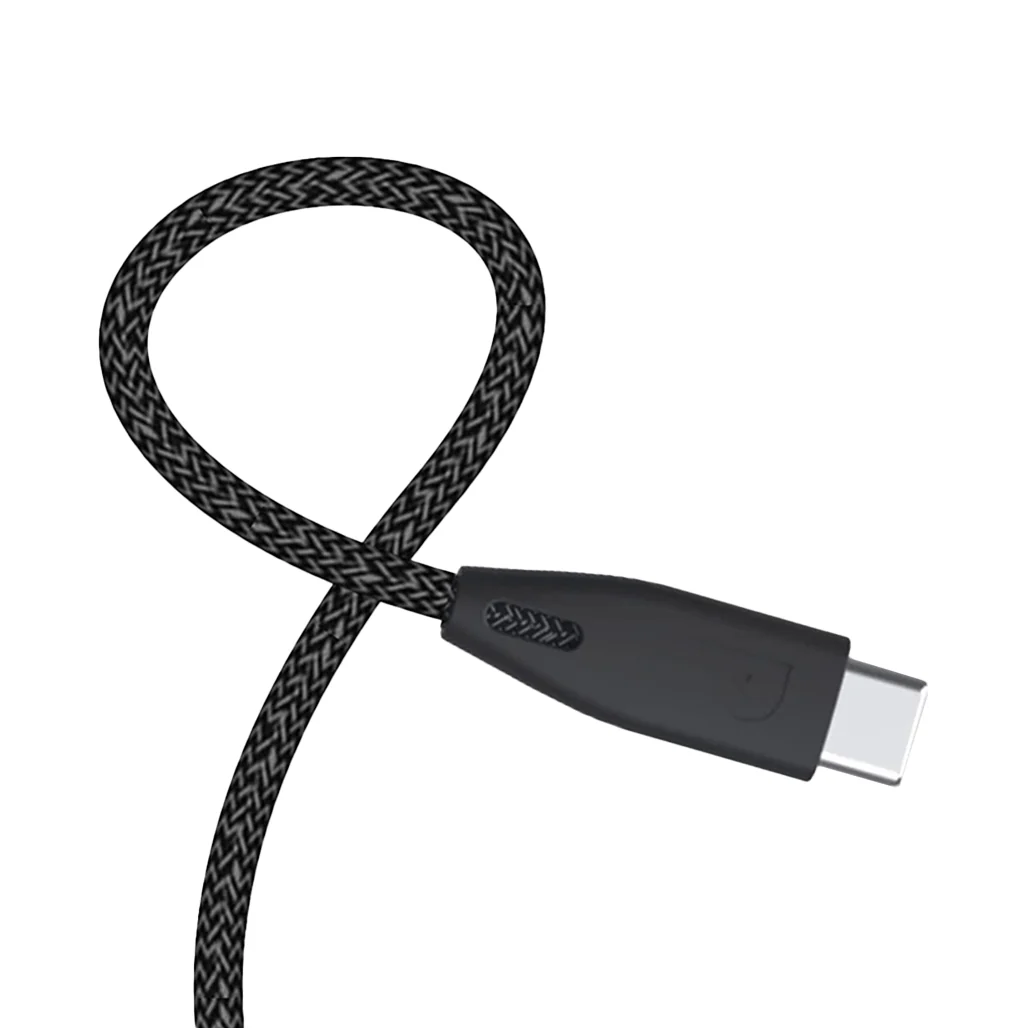 Powerology Braided USB-C to USB-C Cable - 2m / 6.6ft - Image 2