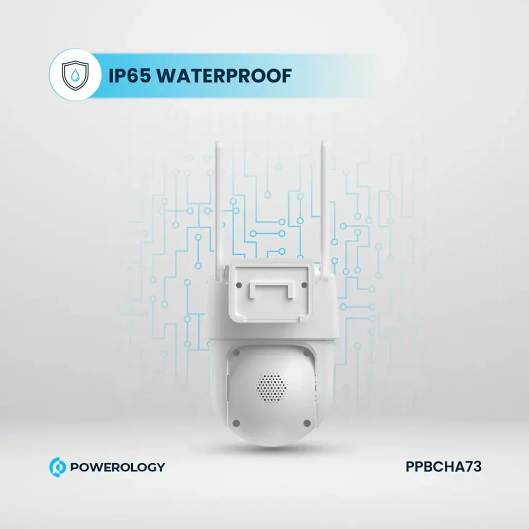 Powerology Built-In Solar Pan & Tilt Outdoor Camera - Image 4